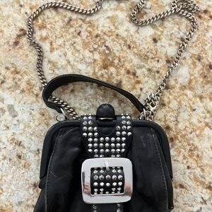 Studded Black Chain Bag